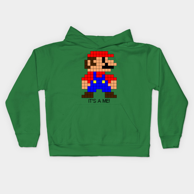 pixel mario videogames kids hoodie teepublic pixel mario videogames kids hoodie teepublic
