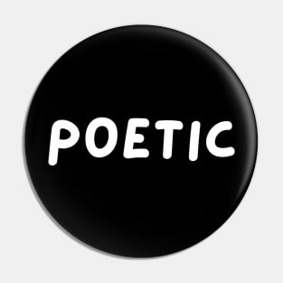 Poetic Pin