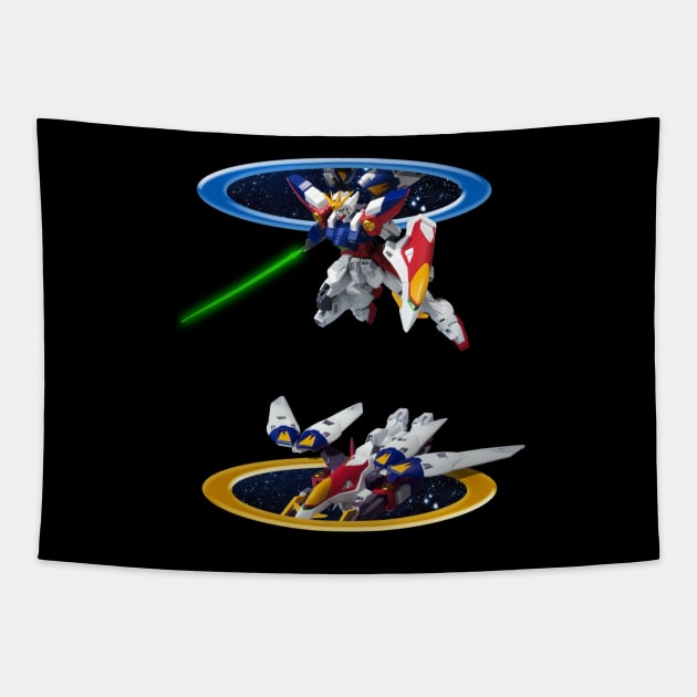 Gundam Portal Tapestry by Markusian