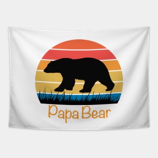 Papa Bear Dad Shirt Mens Shirt, New Dad Tapestry