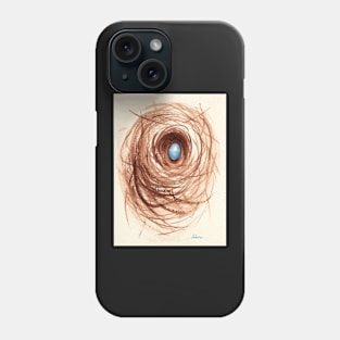 Nesting - original watercolor painting Phone Case