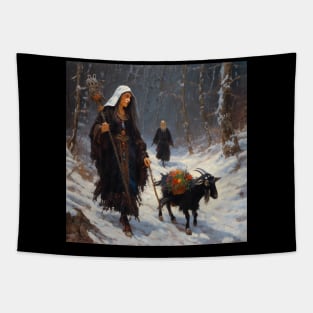 Yule Goat Tapestry