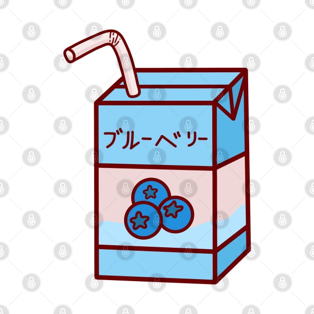 Blueberry Milk Box by ArtsyDecals