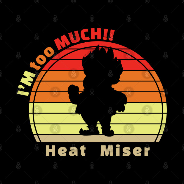 retro shillouete miser heat - Heat Miser - Phone Case