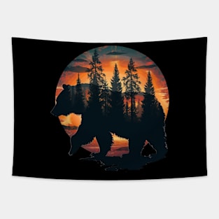 Grizzly Bear Dangers Tapestry