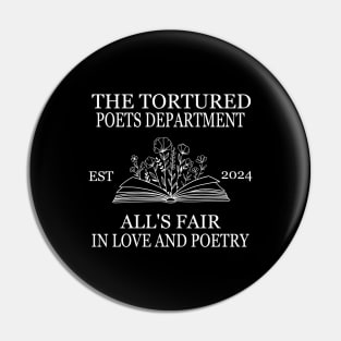 the tortured poets department Pin