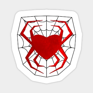 Spider Heart Magnet