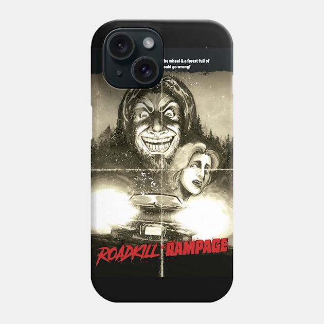 Roadkill Rampage Poster Phone Case by Hazzum