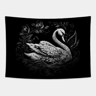 Beautiful Swan Tapestry