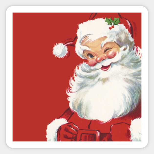 Vintage Santa Claus - Santa Claus - Sticker