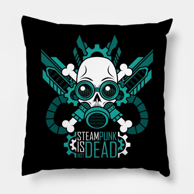 SteamPUNK is not Dead! Pillow by LAckas