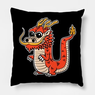 Chibi Red Dragon Pillow