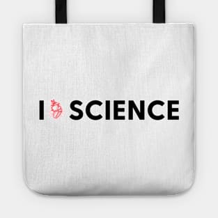 I Love Heart Science Heart Tote