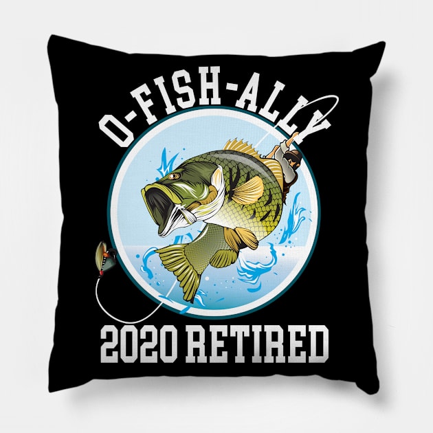 OFISHALLY 2020 RETIRED Pillow by Magic Arts