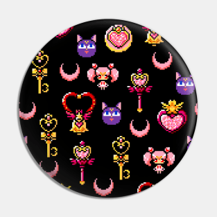 Sailor Chibi Moon - Black Pin