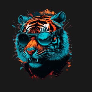 Pop Culture Tigre Wearing Sunglasses T-Shirt