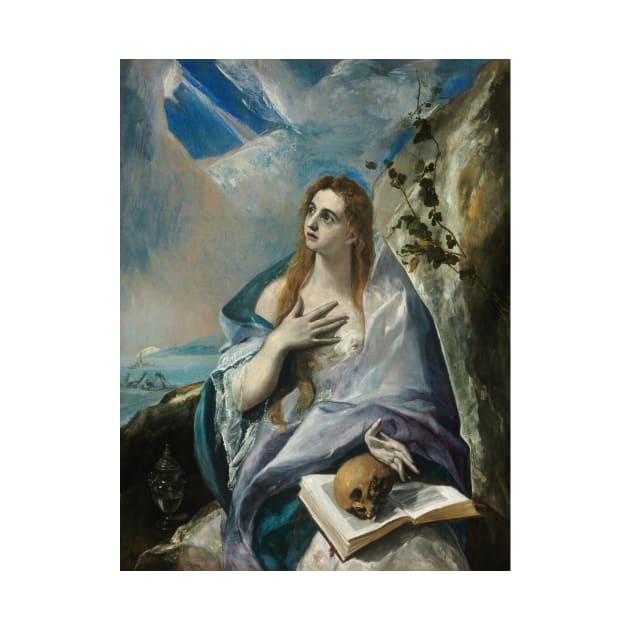 The Penitent Magdalene by El Greco by Classic Art Stall