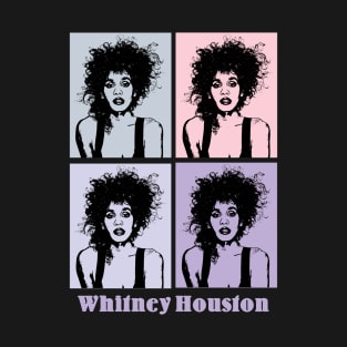 Whitney Houston 80s Pop Art T-Shirt