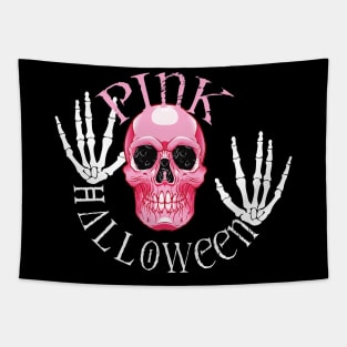 Pink Halloween Tapestry