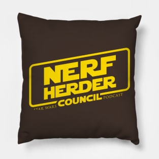 Nerfherder Council: Anthology style logo Pillow