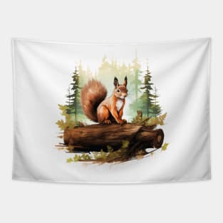 Squirrel Love Tapestry
