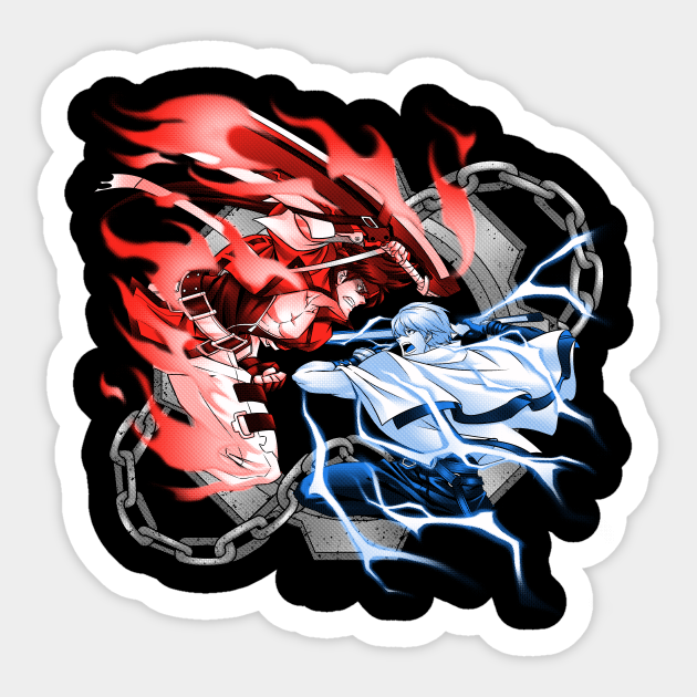 Let S Rock Guilty Gear Sticker Teepublic