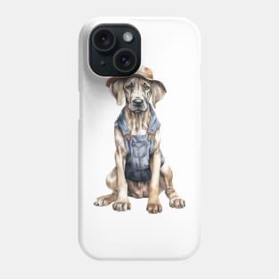 Farmer Great Dane Dog Phone Case