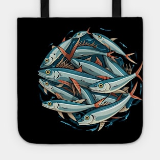 anchovies sea style good for diver Tote