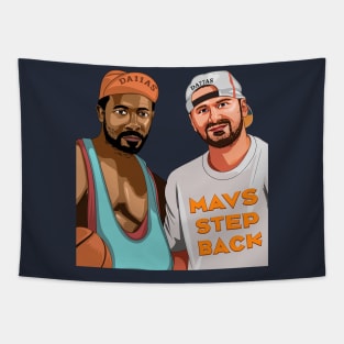 Mavs Step Back - Luka And Kyrie Tapestry