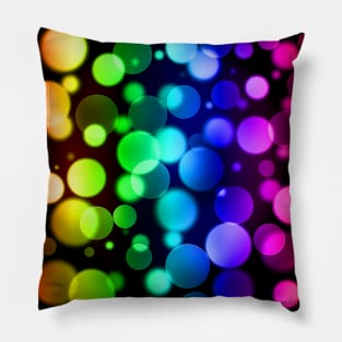 Multi Colored Bubbles Pillow