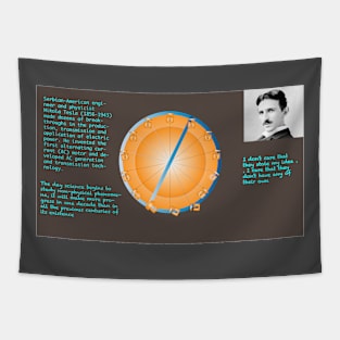 Nikola Tesla Tapestry