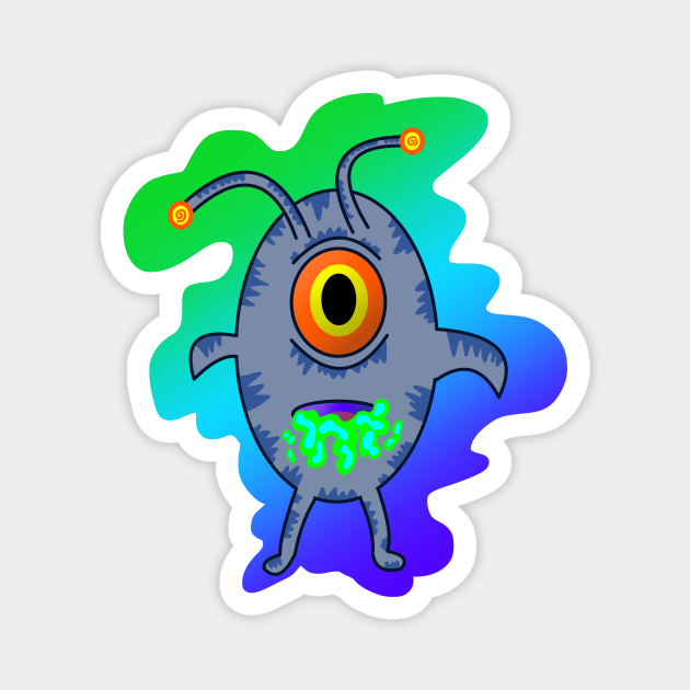 Porksie the Alien - Fish Alien - Magnet | TeePublic Porksie the Alien - Fish Alien - Magnet | TeePublic