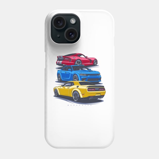 Muscle mix Phone Case by Markaryan