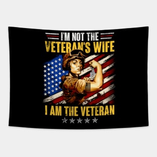 Womens I'm Not The Veteran's Wife I'm The Veteran Tapestry