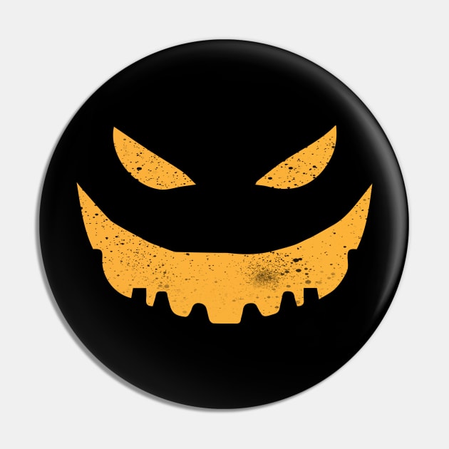 Pumpkin Face Pin by MZeeDesigns