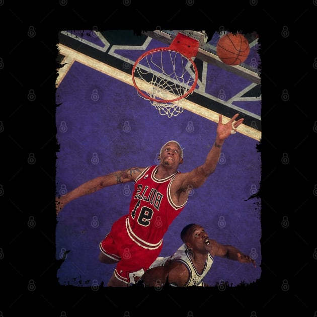 Dennis Rodman - Chicago Bulls vs Sacramento Kings by MJ23STORE