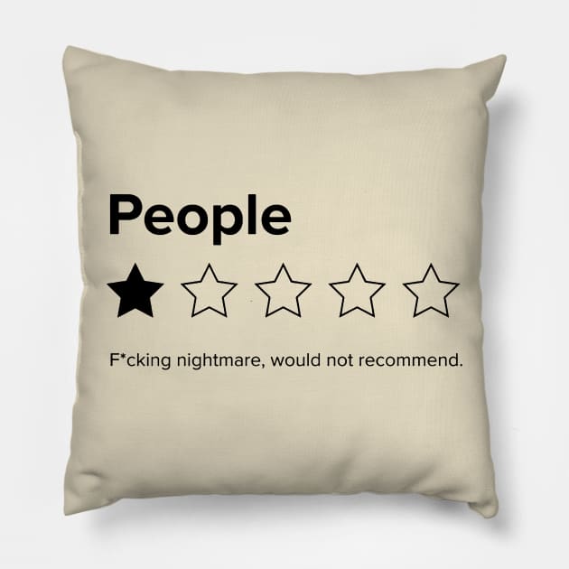 Would Not Recommend Pillow by megsna