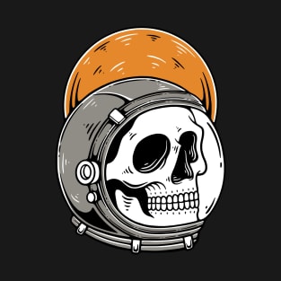 Astronaut Skull to The Moon T-Shirt