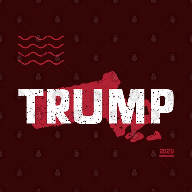 Trump Massachusetts 2020 - Red Wave, Red State by Family Heritage Gifts