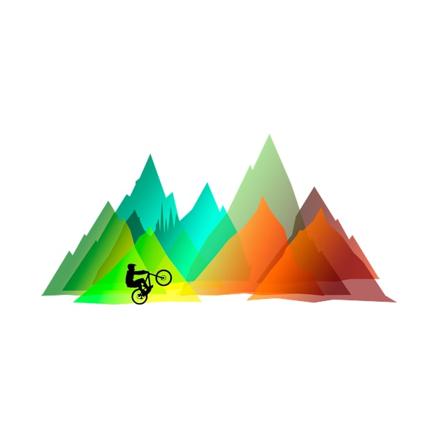 MTB Mountains COlors by Bongonation