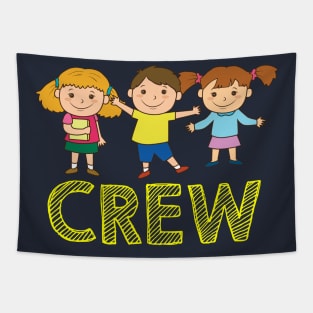 Children Crew Childrens Kindergarten Childs Tapestry