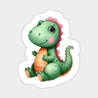 Cute Crocodile Watercolor paint Magnet