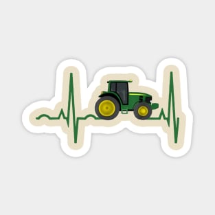 Tractor Heart Magnet