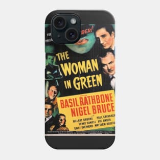 the woman in green Phone Case