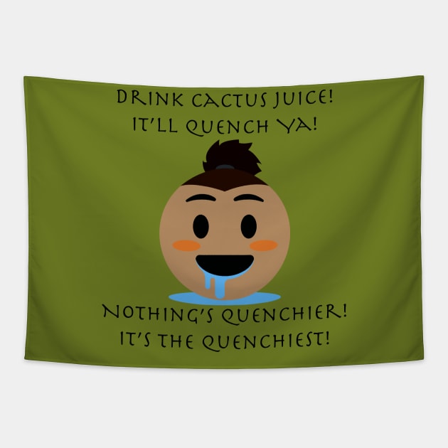 Sokka - Drink Cactus Juice Tapestry by Prince_Tumi_1