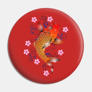 Koi fish Pin