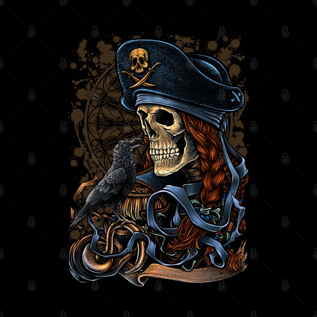 captain skeleton by Winya