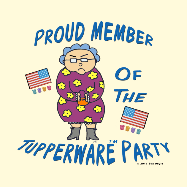 Edna: Proud Member of the Tupperware Party by SuzDoyle