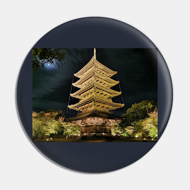 Toji temple at night Pin by ellaine13