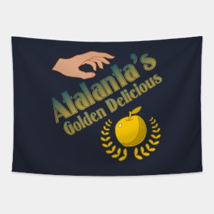 Atalanta's Golden Delicious Greek Myth Advertisement Tapestry